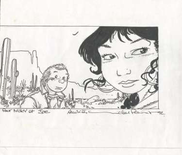 Plessix | Julien Boisvert, illustration au feutre et Ã  la… | Millon