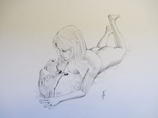 Jeronaton | La belle et le lapin | 2DGalleries