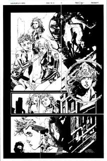 Matt Broome Sean Parsons - X-Men / Wildc.a.T.S #1 P 9 (Sold Live on ‘Dueling Dealers of Comic Art‘ Episode #96 Podcast on 11-23-2022 Watch It Here!