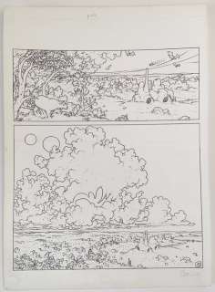 Arno - 1 Page originale + dessin original commandé - Alef Thau T4 - Le Seigneur des illusions - 1988 | Catawiki