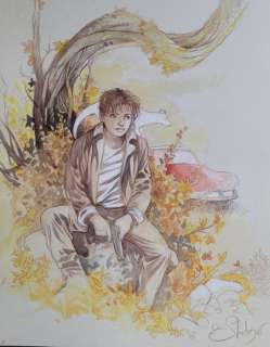 Stalner, Eric - 1 Original colour drawing - Blues 46 - Premier essai de couverture - 2004 | Catawiki