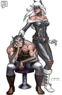 Joe Linsner - Wolverine And Black Cat - Claws Tpb - Back Cover