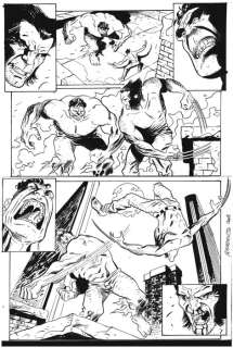 Caracuzzo, Giancarlo - 2 Original page - Hulk vs Woverine - 2008 | Catawiki