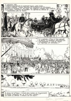 Martin Jamar - Planche originale n°45. Univers Dufaux - Les Voleurs d‘empires - Les Voleurs d‘Empire