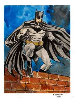 Caracuzzo, Giancarlo - 1 Watercolour - Batman - 2024 | Catawiki