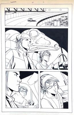 Mike Norton | Mike Norton - Runaways - Issue# 20 - Page# 13 | Panel Punk Comics Originals