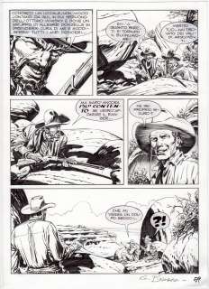 Giovanni Bruzzo - Tavola originale per TEX 592 â€˜Destini incrociati‘