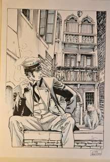 Raimondo, Luca - 1 Original drawing - Favola di Venezia - Omaggio a Corto - 2024 | Catawiki