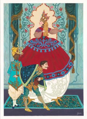 Aliocha Gouverneur | Illustration originale - La Reine des neiges | Daniel Maghen
