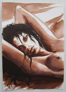 Dany - 1 Original colour drawing - Nu | Catawiki