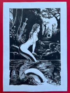 Jonas Scharf (Deutscher Star) - 1 Original drawing - Die Nixe - Tödliche Versuchung - 2020 | Catawiki