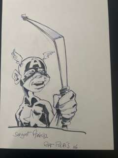 Riff Reb’S - 1 Original drawing - Sergent America - 1986 | Catawiki