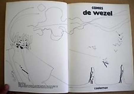 Comès, Didier | Original commission drawing over two pages  - Wezel  - sc  - 1st edition  - (1984) | Catawiki