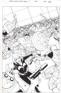 Khoi Pham - Avengers: Earths Mightiest Heroes #6 - Signed Cover Art By Koi Pham - 11X17 - 2012