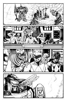 Gavin Smith | Gavin Smith - Mighty Morphin Power Rangers: Zord Quest #1, Page 39 | Modern Mythology Comic Art