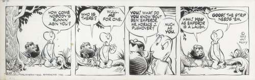 Pogo - Walt Kelly | 195.) WALT KELLY (script) / DON MORGAN… | Galerie Laqua