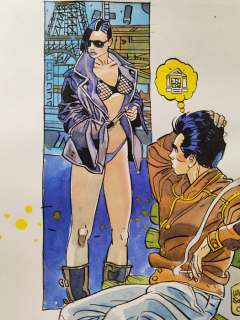 Siniscalchi, Luigi - 1 Original cover - Lanciostory - Parigi, il tempio dell‘Eros - 1995