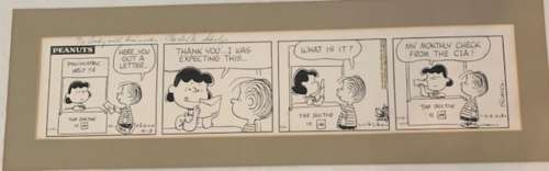Charles M. Schulz Peanuts Original Comic Strip 4-3-67 | Animazing Gallery