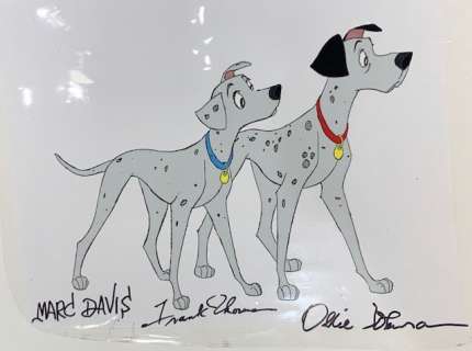 101 Dalmatians Signed Publicity Cel (Disney c.1961) | Animazing Gallery