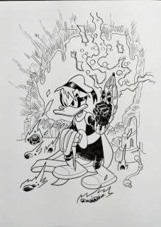 Cabella Sergio - 1 Original drawing - Topolino - Pk china 1 - 2024 | Catawiki