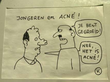 Kamagurka - 1 Original drawing - Acne | Catawiki