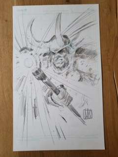 Niko Henrichon - Original drawing - Thor - Loki - 2013