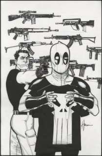 Chaykin, Howard - DEADPOOL VS. THE PUNISHER #2 Cover | ComicConnect