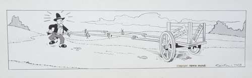 Le Goff, Pierre - 1 Original strip - Les aventures du professeur Nimbus - 1985 | Catawiki