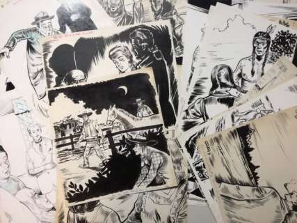 Buth - 25 Original drawing - Ons Zondagsblad - 1949 | Catawiki