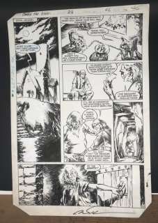 Silvestri Marc - 1 Original page - Conan the king - 1984 | Catawiki