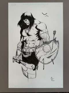 Andrea Di Vito - 1 Original drawing - Conan the Barbarian - 2021 | Catawiki