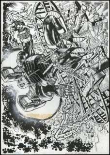 Cowan, Denys - LONG HOT SUMMER #3 Splash Page | ComicConnect