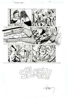 David Lapham - 1 Original page - Young Liars - #1, pag. 24 _ Signed - 2009 | Catawiki