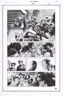 Jim Cheung / John Dell - Young Avengers #1 p.18 1st APP of Patriot, Iron Lad, Hulkling, Wiccan 2005