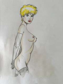 Renaud - 1 Original colour drawing - Jessica Blandy | Catawiki