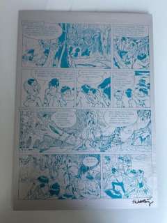 Walthéry, François - 1 Plaque d’imprimerie - Natacha T1 - Natacha hôtesse du l’air | Catawiki