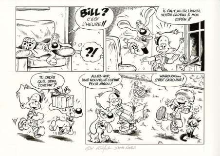 Formosa, Gil - 1 Original page - Boule & Bill - Cadeau ! - 2010 | Catawiki