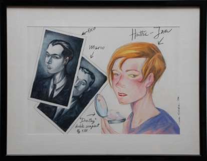 Scarpa, Laura - 1 Original colour drawing - Hattie Iza - 1984 | Catawiki