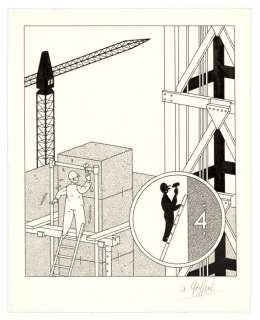 Goffin, Alain - 1 Original drawing - Campagne de communication AG Fortis - 1990 | Catawiki