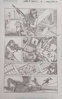 Sergio Dávila (Pencil) - 1 Original page - Swords of Sorrow #1, Page 8 | Catawiki