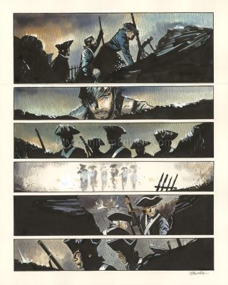 Bernard Vrancken | Nouvelle France, Chapitre I, planche orig | Daniel Maghen