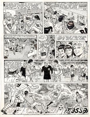 Raymond Reding | Lot 426 - Eric Castel, La grande décision, planche originale à l’encre de chine. | Septimus