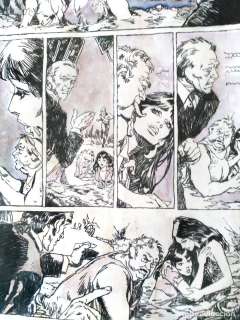 ORIGINAL COMIC ART -JOSE PEPE GONZALEZ- ESPECTACULAR PÃGINA DE VAMPIRELLA - SELECCIONES ILUSTRADAS