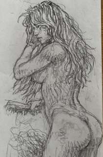 Serpieri, Paolo Eleuteri - 1 Pencil drawing - Druuna | Catawiki