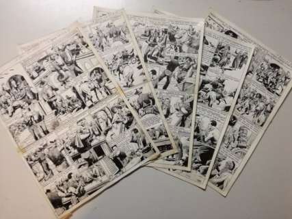 Le Ralliq, Etienne - 5 Original page - Teddy Bill - La flèche du soleil - 1949 | Catawiki