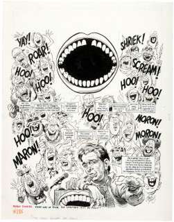 JACK DAVIS "MAD - THE MORON DOWNER JR. SHOW" COMPLETE & ORIGINAL STORY ART. | Hake’s