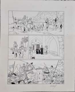 Renaud - 1 Original page - Harry Dickson T11 - Le Messager des ieux - 2016 | Catawiki