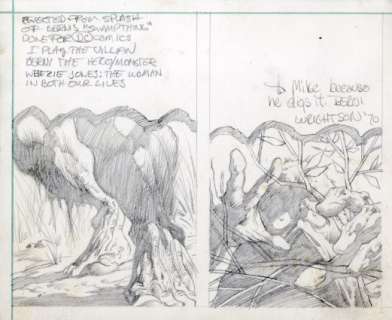 Wrightson, Bernie - HOUSE OF SECRETS #92 Preliminary Art