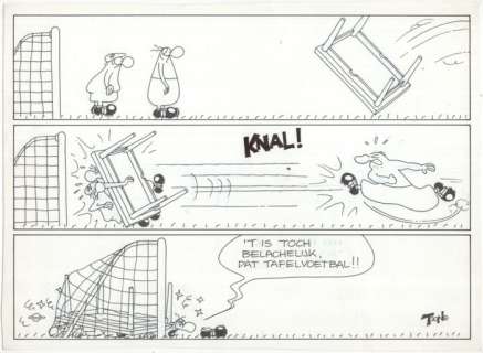 Van Driel, Toon - 2 Original page - F.C.Knudde - Tafelvoetbal & Glofen Golf | Catawiki