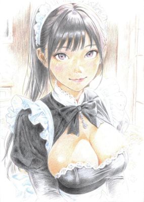 Misakichi - 1 Original colour drawing - Anime pinup | Catawiki
